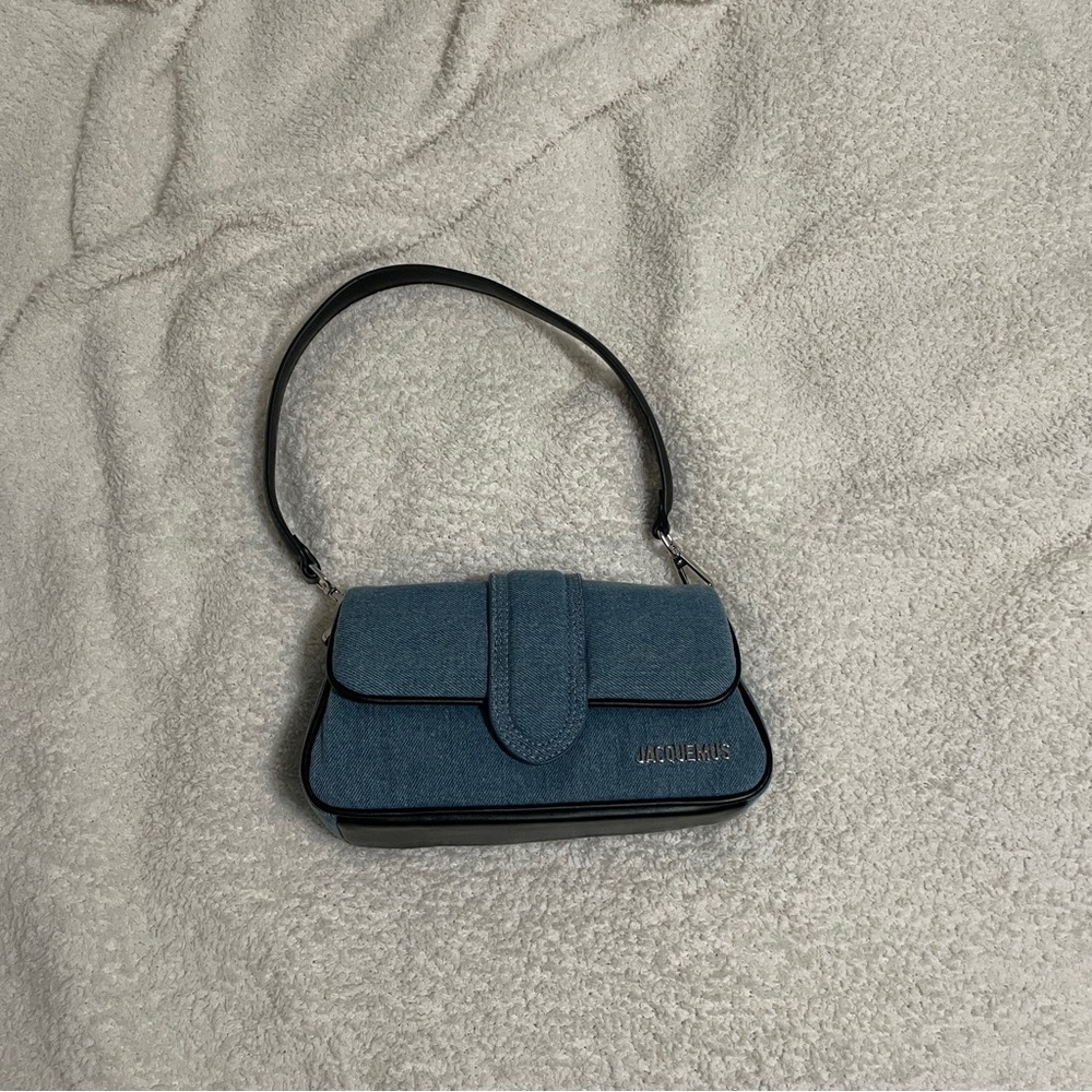 Jacquemus mini Le Bambimou Blue denim Bag